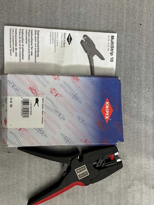 Clește automat de dezizolat cabluri Knipex MultiStrip10, 0,03-10,0 mm²