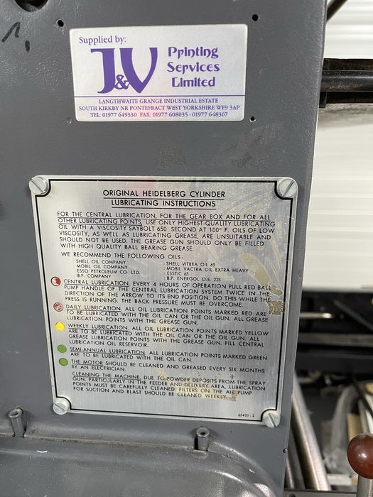 Heidelberg masina de stantat hartie carton