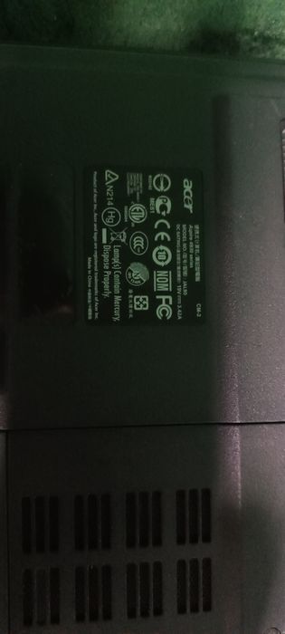 Notebook Aser aspire