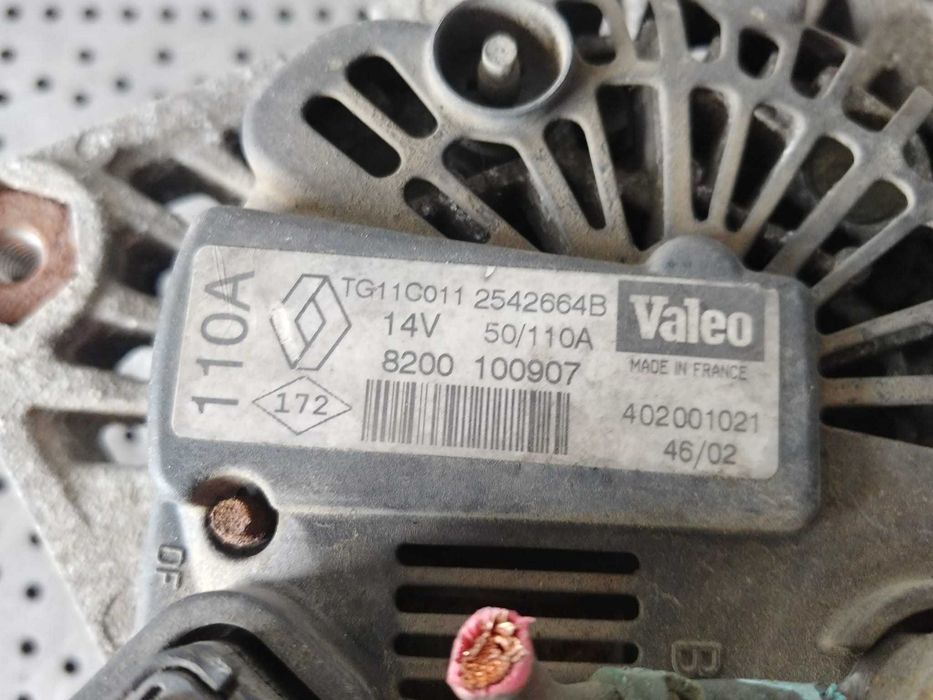 alternator 1.6b 1.5 dci renault megane 2 scenic clio 2 megane 2 8200100907