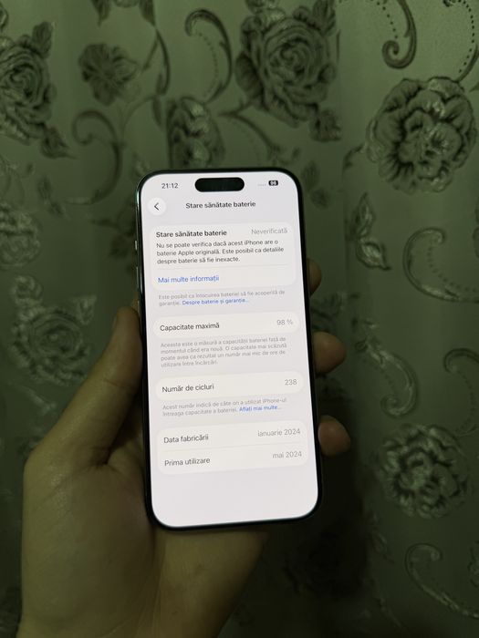 iPhone 15 PRO Natural Titanium bateria 98%