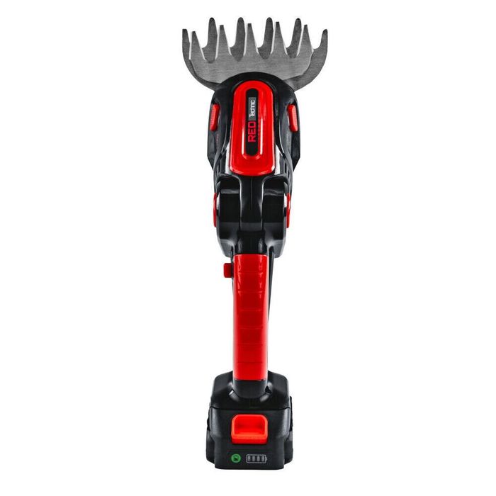 Foarfeca electrica pe acumulator pentru tuns iarba, arbusti, 21 V, Red