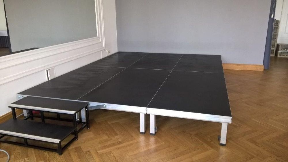 Promotie! Podium scena evenimente12mp 4x3m gradene Alustage Globaltrus