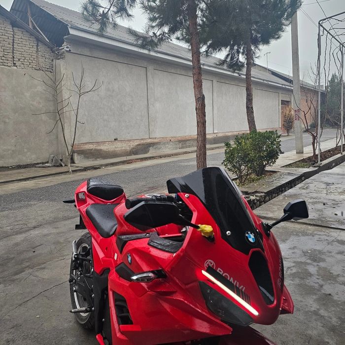 Электро Мотоцикл красный