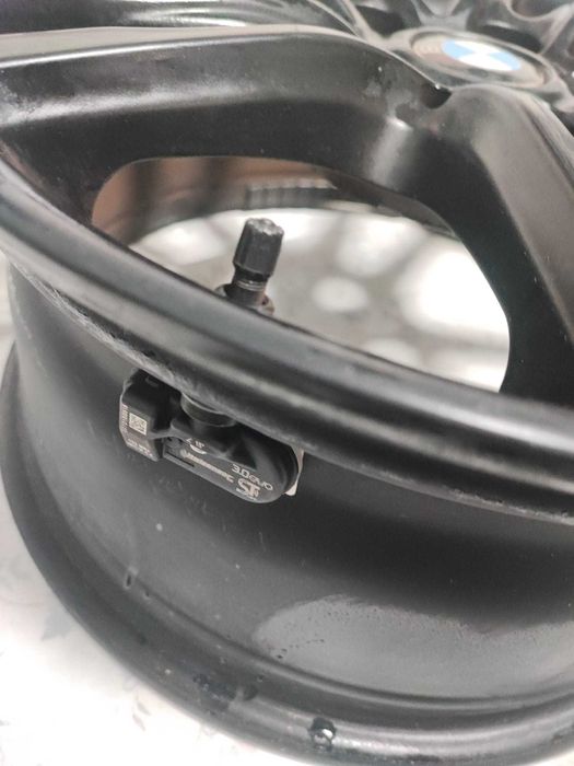 Set jante aliaj BMW 16" originale Seria 3 cu senzori TPMS HUF montați