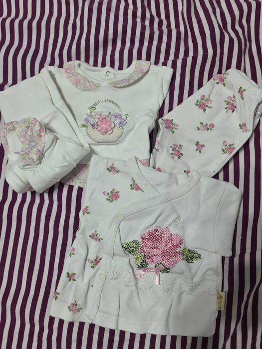 Голям лот бебешки дрхи за момиче 0-3