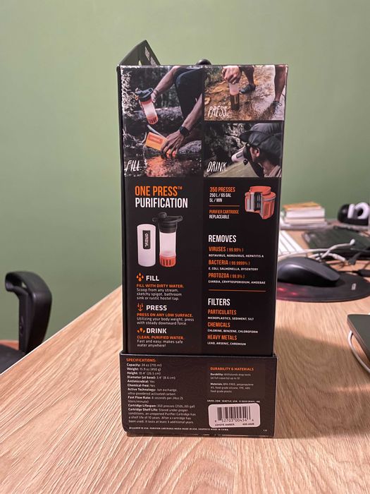 Пречиствател на вода GRAYL Geopress Water Purifier