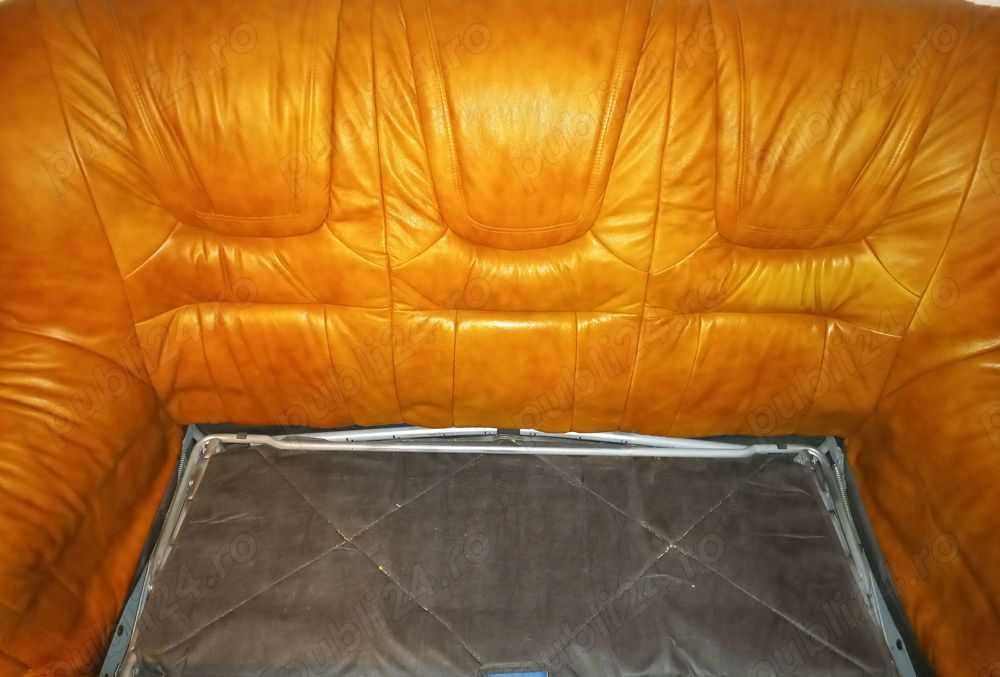 Set sufragerie piele Mobexpert - Villiers, reducere februarie 2026