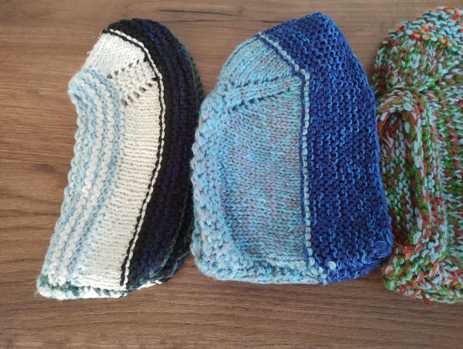 Чорапи вълнени - ръчно плетени