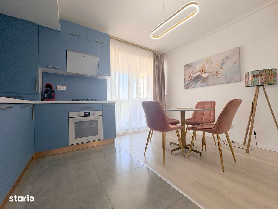3 camere, mobilat si utilat, parcare inclusa - 550 euro
