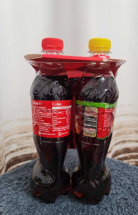 Set Coca Cola (Original+Lime) + pahar Ediția de Vară 2018