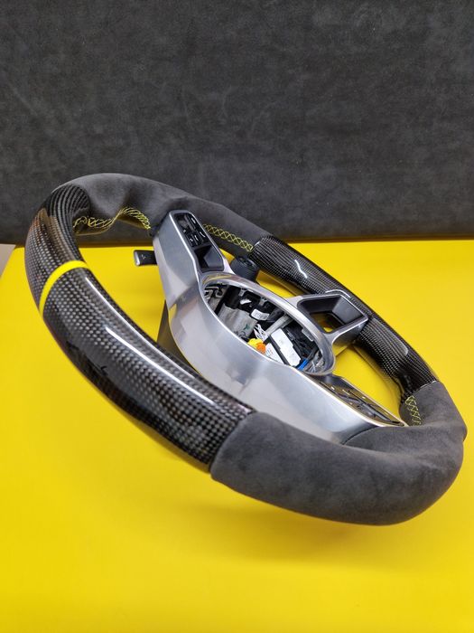 Volan Porsche carbon alcantara custom
