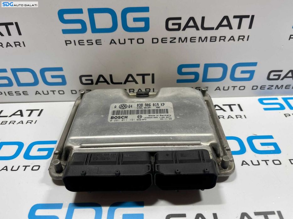 ECU Calculator Motor Volkswagen Golf 4 1.9 TDI AXR 1998 - 2006 Cod 038906019KP 0281011191 [L2564]