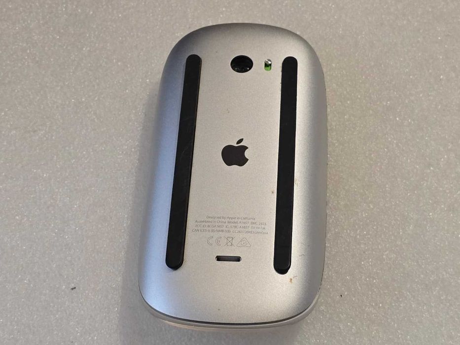 Mouse Apple Magic 2, Wireless, Bluetooth, Model A1657, EMC 2923, Argintiu/Alb