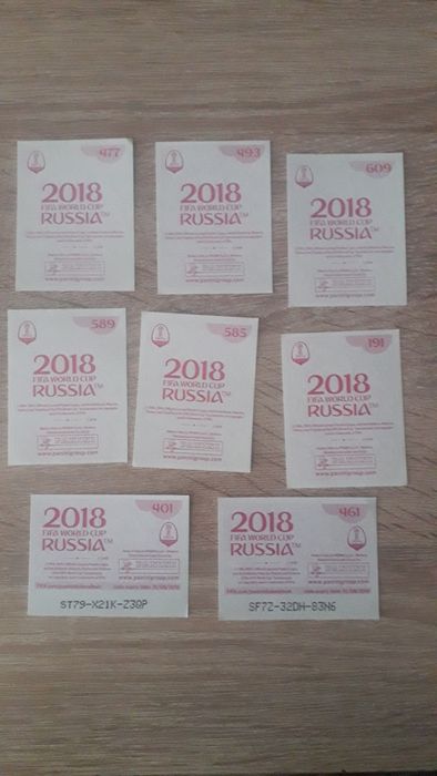 Panini-стикери за fifa world cup 2018