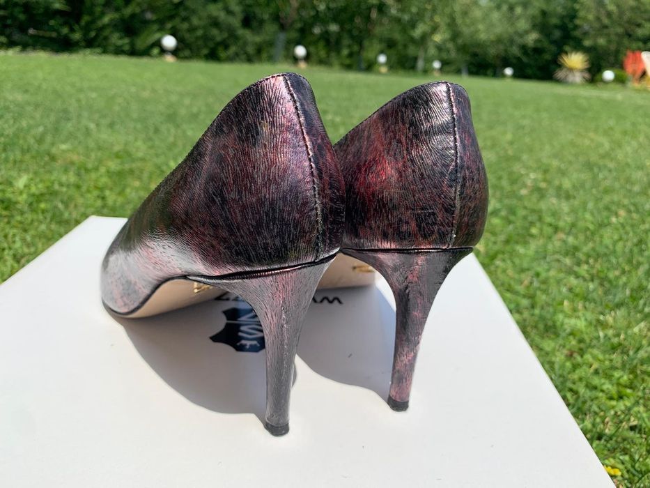 Pantofi Musette, piele naturală, mărimea 38