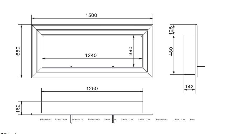 Биокамин JULIET 1500 KRATKI Узбекистан Ташкент Самарканд Навои Коканд