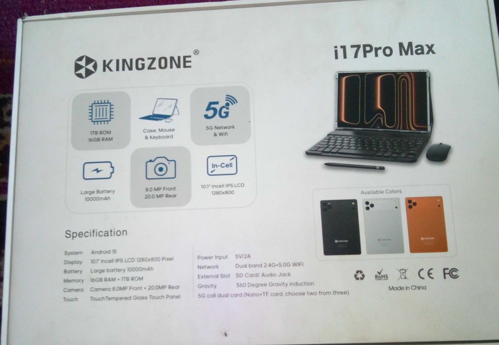 Продам планшет kingzone