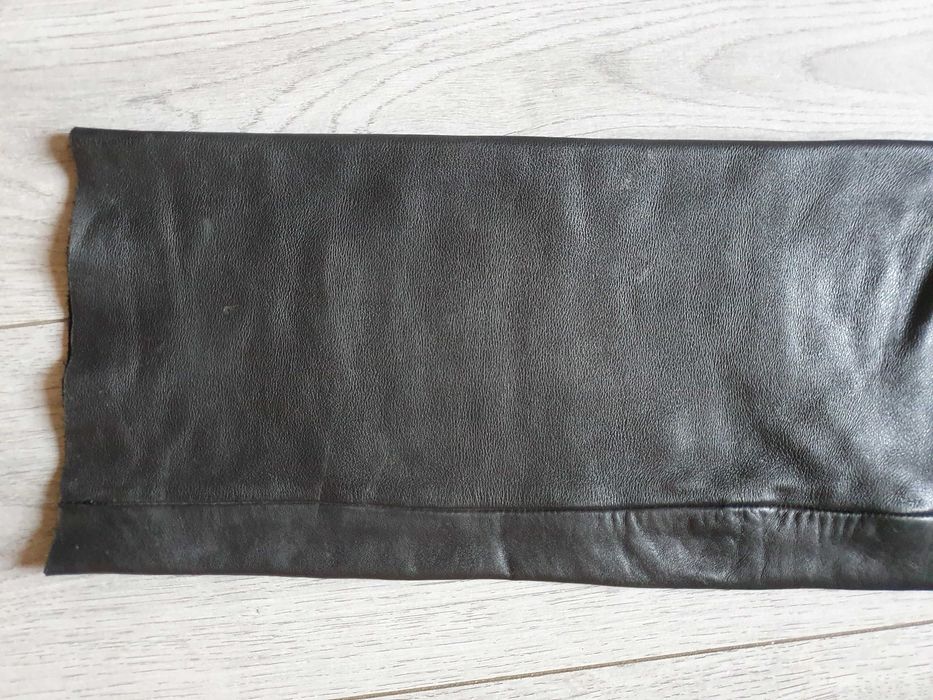 Pantaloni de piele barbati (rock, motor) - Marimea 50 (Talie 81 cm)