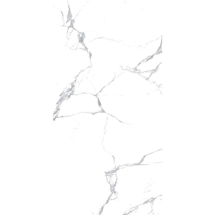 Gresie tip marmura lucioasa White Soul 60x120 porțelanată