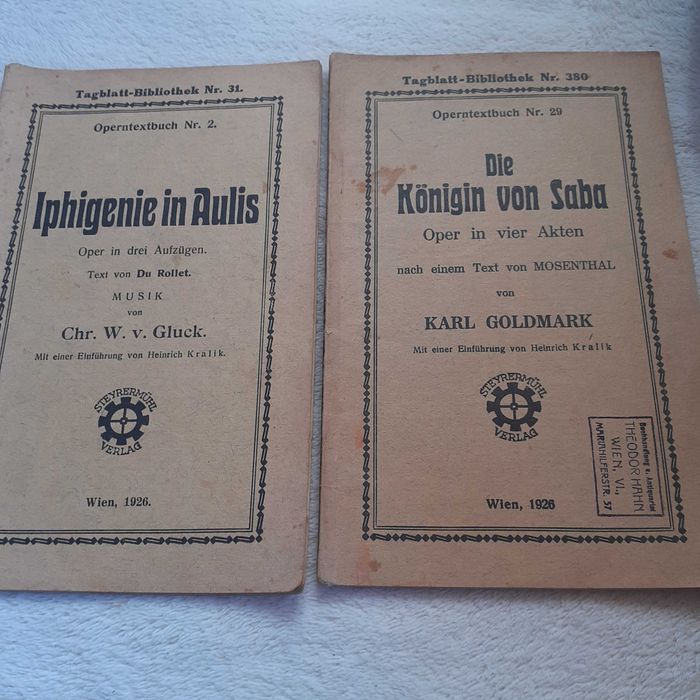 Колекционерски книжки Виена - опера и оперета