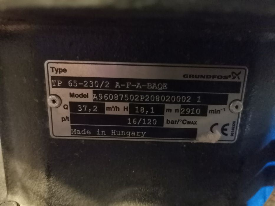 Pompă Grundfos model A96087502P08020002