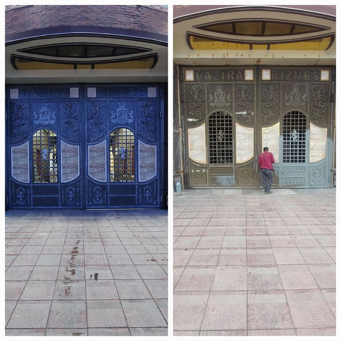 Дарвоза калетика решотка акфа краска киламиз