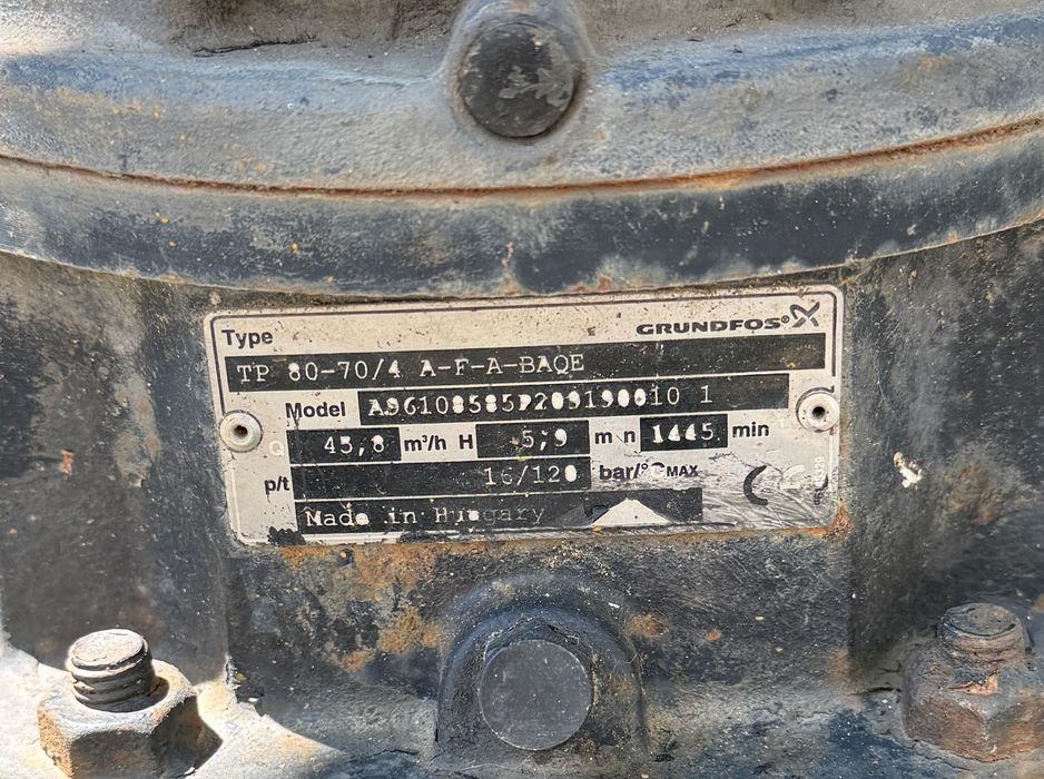 Pompa monobloc Grundfos TP 80-70/4 – DN80, PN16