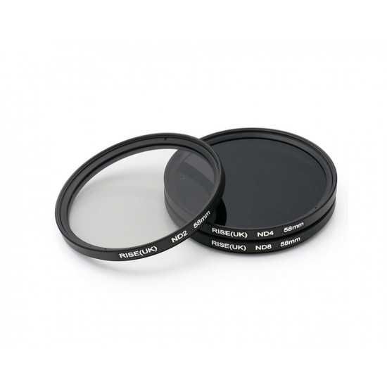 Rise(UK) Комплект 3 филтъра ND2 ND4 ND8