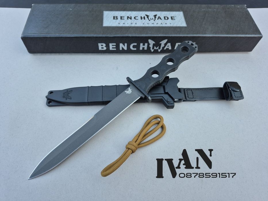 Нож-кама Benchmade 185BK SOCP стомана 3V дръжка G10