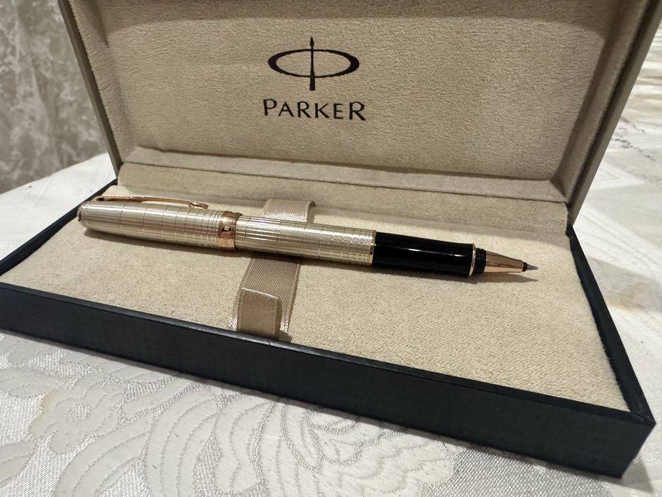 Ручка роллер parker im proffesionals monochrome champagne