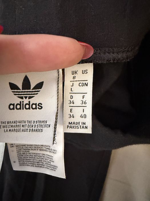 Adidas черен клин