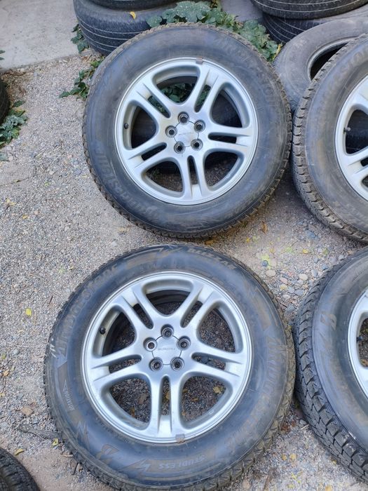Диски R17 Subaru Original вместе с резиной