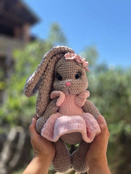 Зайче Ръчно плетено Амигуруми