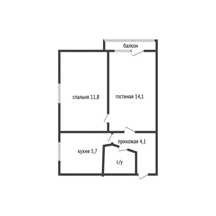 Продажа 2-комнатной квартиры