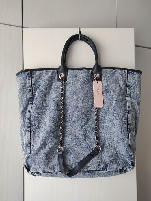 Нова голяма дънкова чанта Deezee