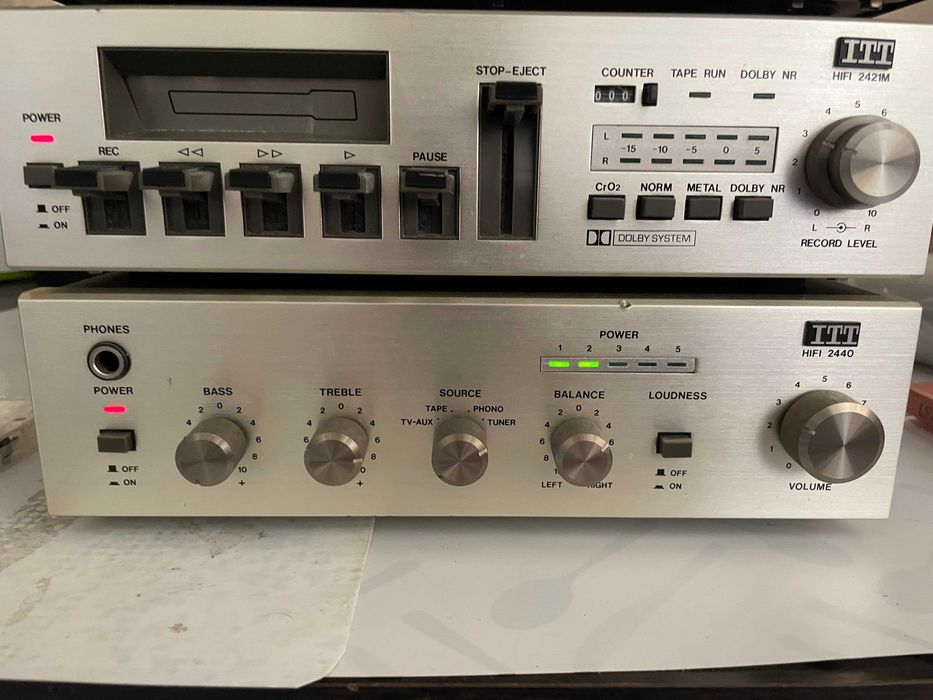 sistem audio midi ITT  2440 -tuner ,deck,amplificator