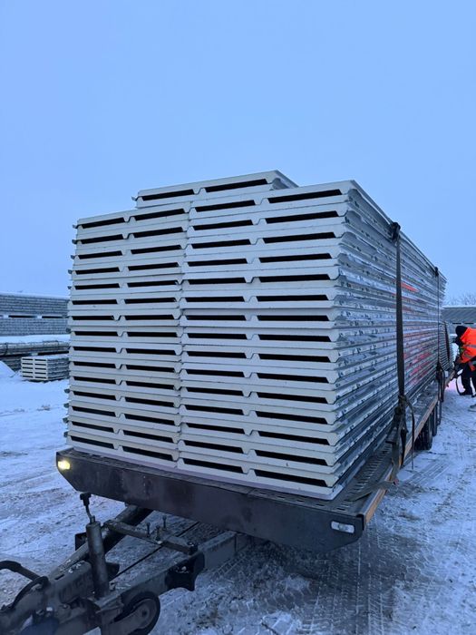 Panouri sandwich perete / acoperis din STOC  GRI ANTRACIT