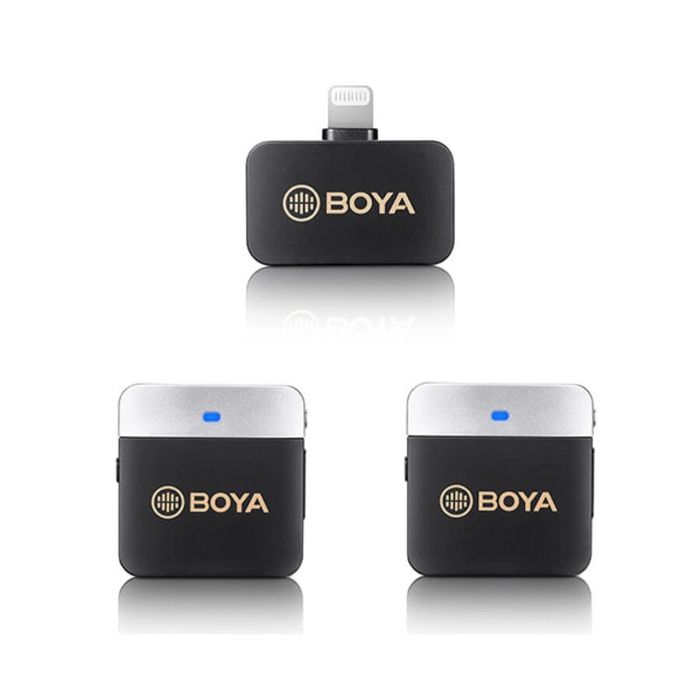 BOYA BY-M1V6 качественный беспроводной двойной микрофон для iPhone