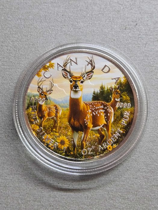 Цветни сребърни лимитирани монети