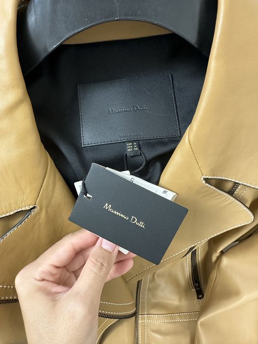 Кожаная куртка Massimo Dutti