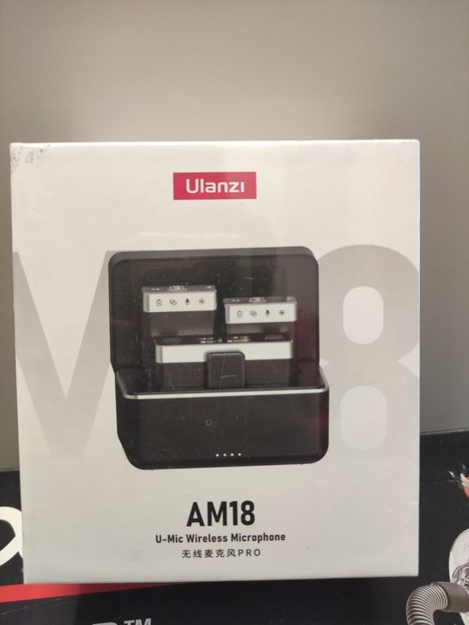Microfon Lavaliera Sigilata, Ulanzi AM18 U-Mic, 100 Metri