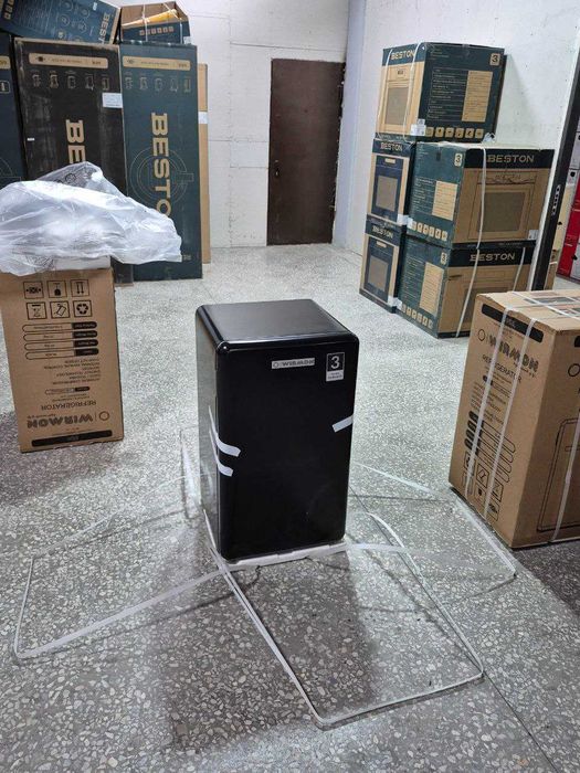 Холодильник WIRMON DSR-93BK (RETRO) DTF-204DG +доставка бонус 2025 NEW