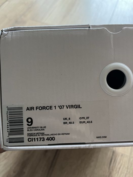 Nike Air Force 1 Low Off-White MCA University Blue 42.5