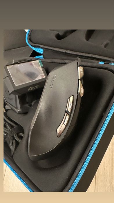 Mouse Gaming Wireless Gigabyte Aivia Uranium + GHOST Macro Station (Pachet Complet, Cutie + Husă)
