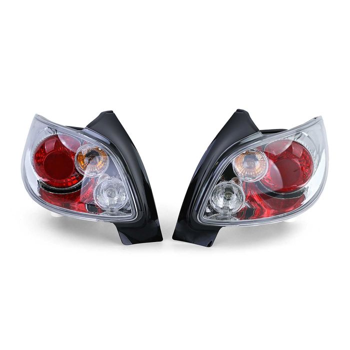 Стопове Пежо 206 Кристални светли Хромирани Peugeot 206 Хеч Хечбек