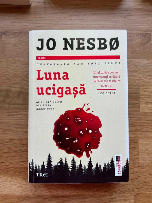 Lot 3 cărți crime, mister JO NESBO— stare foarte bună, citite o singură data