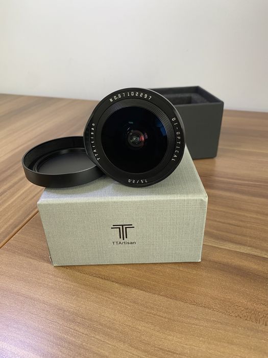 Obiectiv foto ultra-wide TTArtisan 7.5 mm f2, Desigilat, nu este folosit
