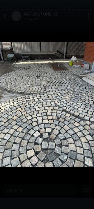 Брусчатка колотая