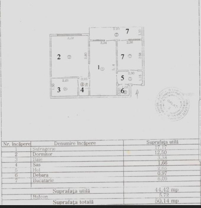 Apartament 2 camere semidecomandat – Țiglina 3